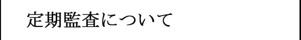 定期監査について